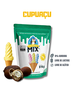 PREPARO MIX MISTURA EM PÓ P/ SORVETE AMERICANO CHAMP'S - CUPUAÇU