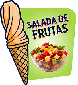 ETIQUETA AUTOADESIVA P/ GARRAFA CHAMP'S - SALADA DE FRUTAS