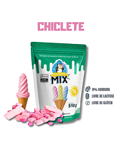 PREPARO MIX MISTURA EM PÓ P/ SORVETE AMERICANO CHAMP'S - CHICLETE