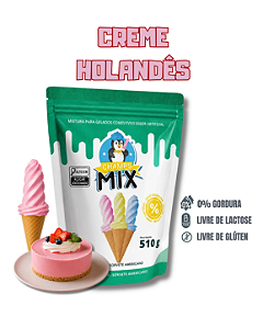 PREPARO MIX MISTURA EM PÓ P/ SORVETE AMERICANO CHAMP'S - CREME HOLANDÊS