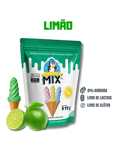 PREPARO MIX MISTURA EM PÓ P/ SORVETE AMERICANO CHAMP'S - LIMÃO