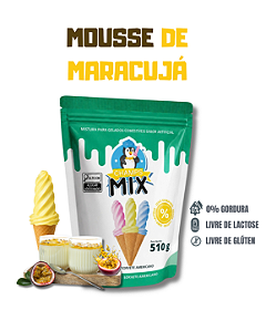 PREPARO MIX MISTURA EM PÓ P/ SORVETE AMERICANO CHAMP'S - MOUSSE DE MARACUJÁ