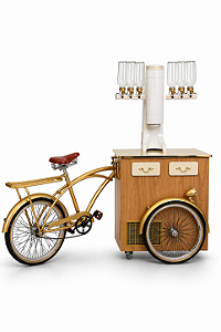 MÁQUINA SORVETE AMERICANO 6 SABORES 220V 1HP CHAMP'S FOOD BIKE