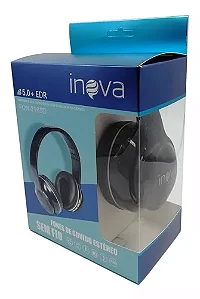 FONE DE OUVIDO ESTÉREO SEM FIO INOVA