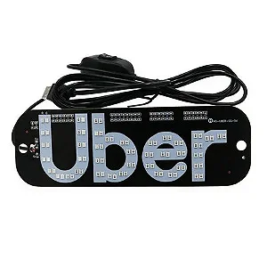 PLACA  LED UBER