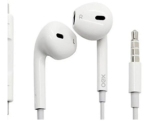FONE DE OUVIDO COM FIO OEX - Branco
