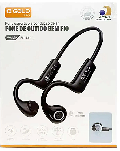 FONE DE OUVIDO SEM FIO GOLD