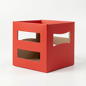 Cachepot Jardineira Vermelho (03 unidades)