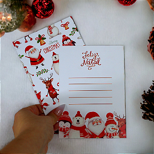 Card Postal Feliz Natal (10 unidades)