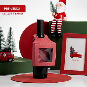 Caixa Para Garrafa CardPlus Red (05 unidades)