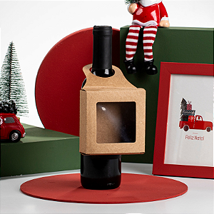 Caixa Para Garrafa Kraft (05 unidades)