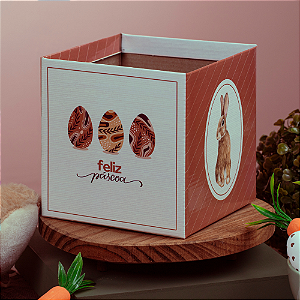 Páscoa - Cachepot Quadrado Pote 15 Doçura (05 unidades) - 3309