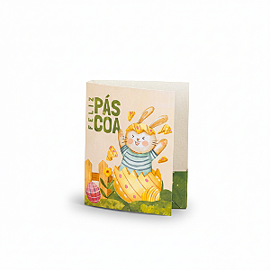 Cartão Para Biscoitos/Chocolates Páscoa Encantada (10 unidades)