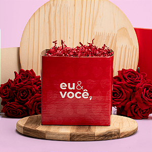 Cachepot Quadrado Pote 15 Eu&Você (05 unidades)