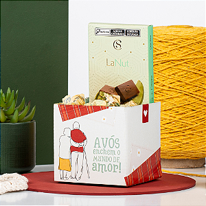 Cachepot Quadrado Pote 09 Avós ❤️ (05 unidades)