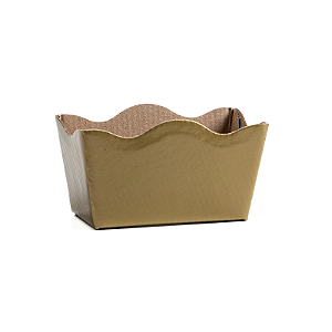 Mini Cachepot Duplo 06 Dourado (05 unidades)