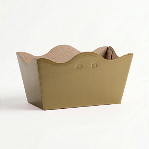 Cachepot Vintage Duplo 11 Dourado (05 unidades)