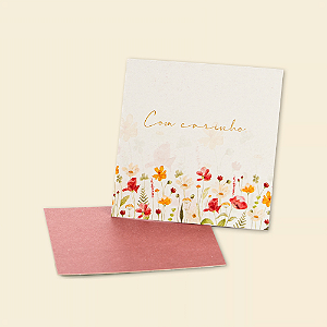 Cartão Com Carinho (10 unidades)
