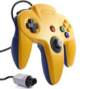 Controle de Nintendo 64 - USB - PC - EMULADOR - CORES COR:Verde