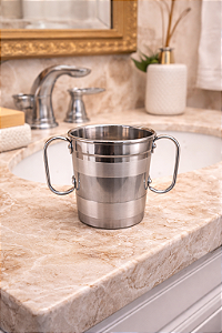 Caneca de Netilat Yadaim de Alumínio - Tamanho P