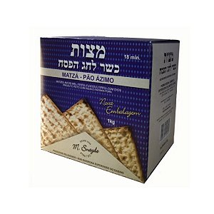 Matzá 1 Kg - M Snayde - Pão Ázimo 100% Kosher