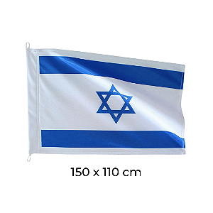 Bandeira de Israel - Importado de Israel - 110 x 150 cm