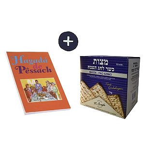 Kit: Matzá + Hagadá para Pessach