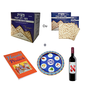 Kit para Pessach 1 - Vinho tinto Seco