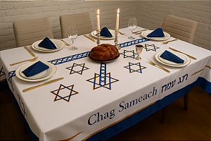 Toalha de Mesa - Chag Sameach