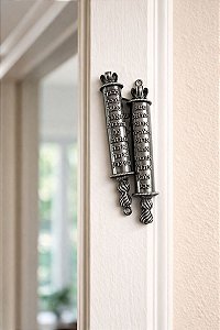 Caixinha Para Mezuzá Rolo da Torá - Metal