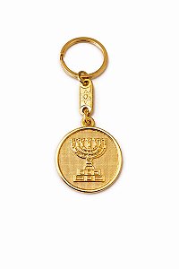 Chaveiro Redondo Estrela de David