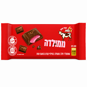 Chocolate ao Leite com Recheio de Morango Elite Israel – 100 g