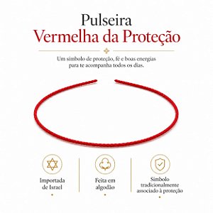Pulseira Vermelha da Proteção - Israel