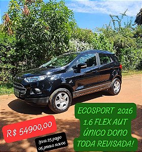 Ford Ecosport 2016 1.6 Flex automático Unico Dono