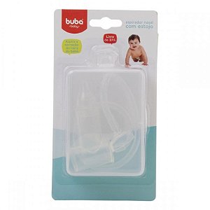 Aspirador nasal bebê (com estojo) Higiene Nariz Sugador De Catarro - Buba - Cód. 7551