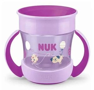 Copo 360 nuk Copo de treinamento magic cup com alça 160ml (lilás)