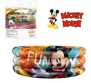 Piscina Inflável Infantil Disney Mickey 100L (86x20cm)