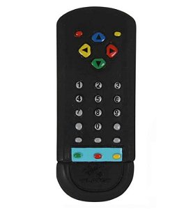 Mordedor para bebê controle remoto TV (preto) Vila Toy