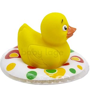 Patinho amarelo com boia para banho banheira - Vila Toy