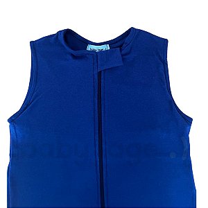 Saco Saquinho de Dormir Bebê (Sleep Bag) Malha Verão (Azul) Tam. P