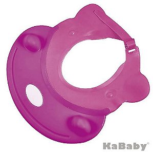 Viseira Chapéu Protetor dos olhos bebê no banho chuveiro Ajustável (Rosa) Kababy - Cód. 22050R