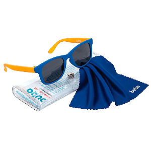 Óculos de sol baby para criança infantil bebê c/ proteção 100% UVA UVB (Azul e Amarelo) Buba - Cód. 11749