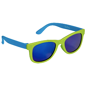 Óculos de sol baby para criança infantil bebê c/ proteção 100% UVA UVB (Verde e Azul) Buba - Cód. 14210