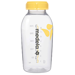 Frasco Pote para armazenar leite materno capacidade 250ml Medela c/ 1 uni