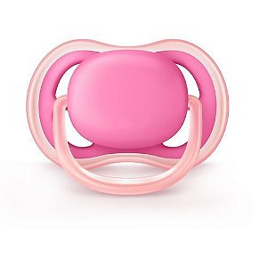 Chupeta Avent Ultra Air 6 a 18 meses Unitária (Rosa) - SCF458/12 - Philips Avent