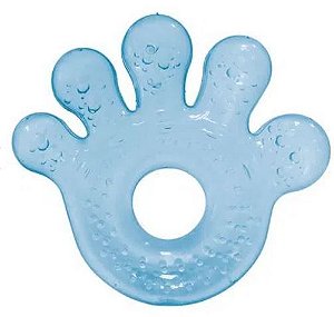 Mordedor para bebê com água Mãozinha Baby (Azul) - Buba - Cód. 7231