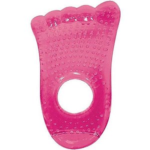 Mordedor para bebê com água Pezinho Baby (Rosa) - Buba - Cód. 7229