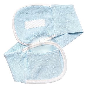 Bolsa térmica para cólica bebê tipo cinta com velcro (Azul) - Buba - Cód. 09922