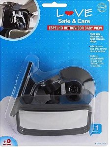 Espelho retrovisor bebe - Love Safe Care (Baby First) - Cód. 8874