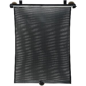 Protetor solar para carro retrátil (preto) - Girotondo - Cód. UW110